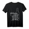 Wenn Man Mir Nicht Das Wasser Reichen Kann Dann Den Wein T-Shirt – Lustiger Wein Spruch für Weinliebhaber bei Weinproben, Weinabend & Weinfest