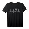 Lustiges Wine Heartbeat T-Shirt für Weinliebhaber – Stilvolles Weinprobe- und Party-Shirt mit EKG-Weinglas-Design für Männer, Frauen, Mama, Papa, Oma & Opa