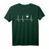 Lustiges Wine Heartbeat T-Shirt für Weinliebhaber – Stilvolles Weinprobe- und Party-Shirt mit EKG-Weinglas-Design für Männer, Frauen, Mama, Papa, Oma & Opa