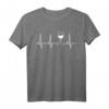 Lustiges Wine Heartbeat T-Shirt für Weinliebhaber – Stilvolles Weinprobe- und Party-Shirt mit EKG-Weinglas-Design für Männer, Frauen, Mama, Papa, Oma & Opa