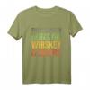 Lebt von Whiskey und Zigarren T-Shirt - Witziges Design für Whiskey & Zigarren Liebhaber, ideal als Geschenk